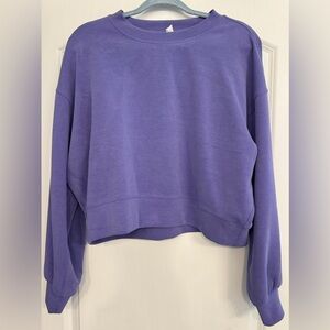 Lululemon Perfectly Oversized Cropped Crew *8